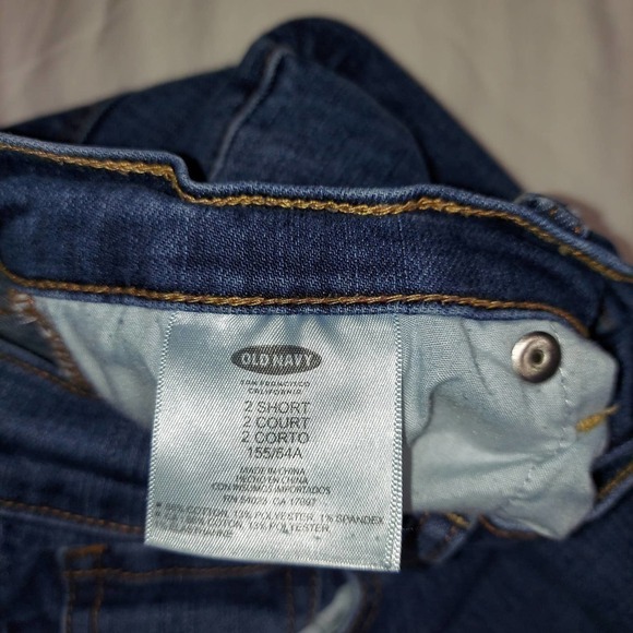 OLD Navy The Diva Skinny Jeans, 2 Short, Dark Blue - Picture 9 of 10